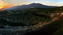 Landschaft Sonnenuntergang Abendhimmel