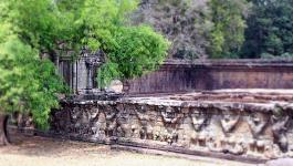 Ruinen Angkor Wat Braun