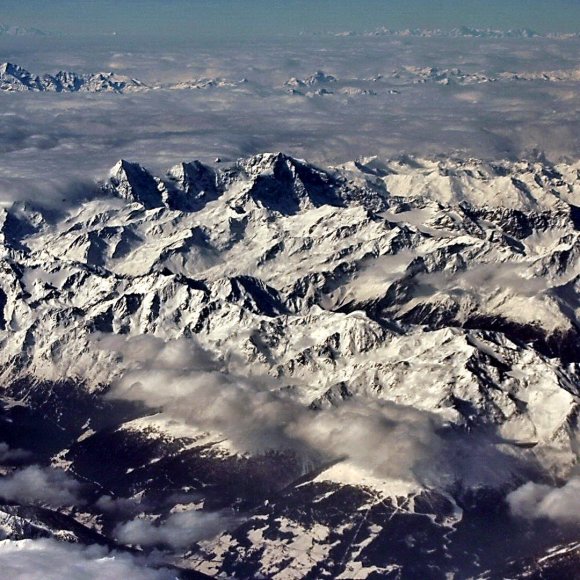 Winter-Flug-Wolke